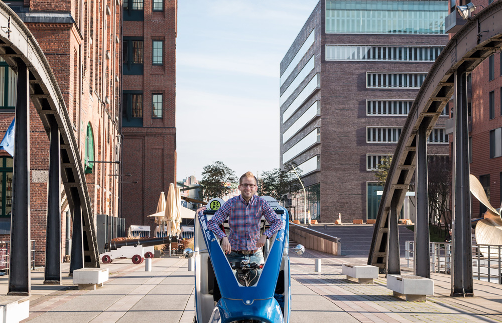 Velotaxi Hafencity